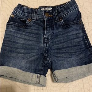 Denim shorts